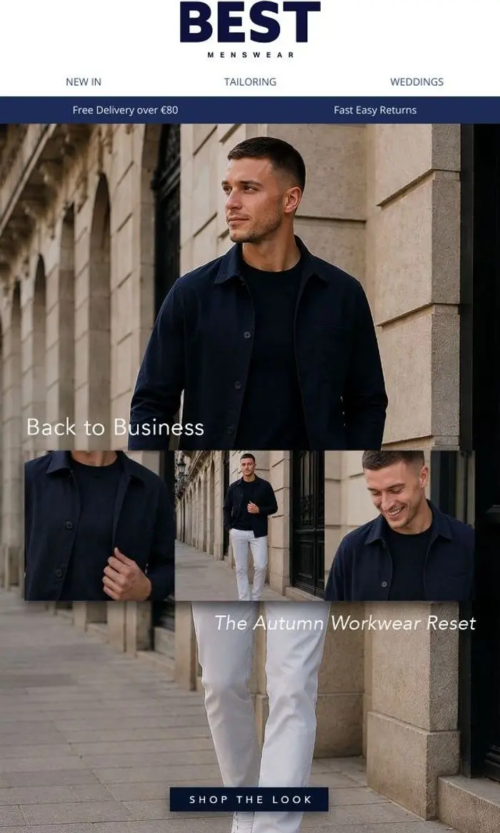 Best Menswear: Back to Business: The Autumn Workwear Reset