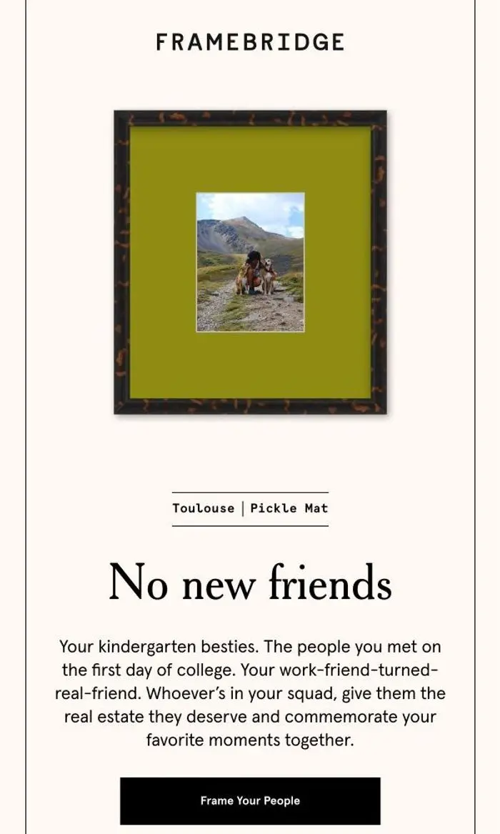 Framebridge: Frame your favorite people
