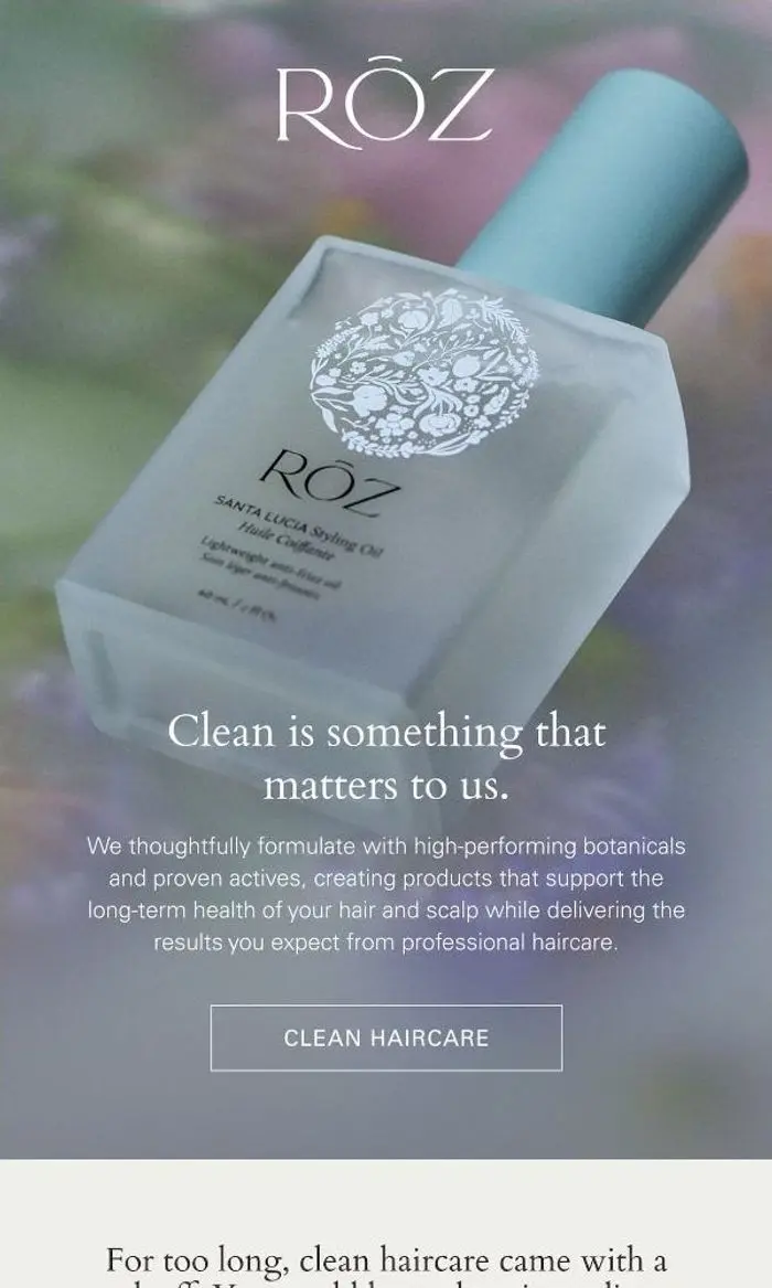 RŌZ Hair: CLEAN haircare.