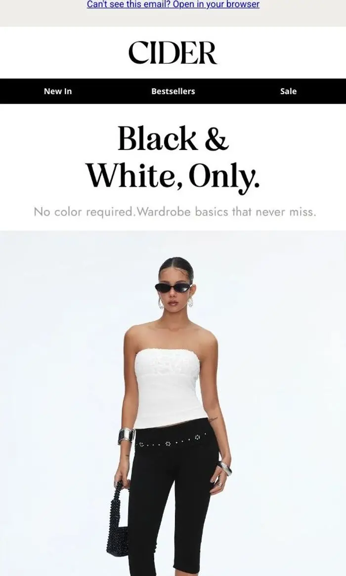 Cider: Two Colors. Endless Outfits.