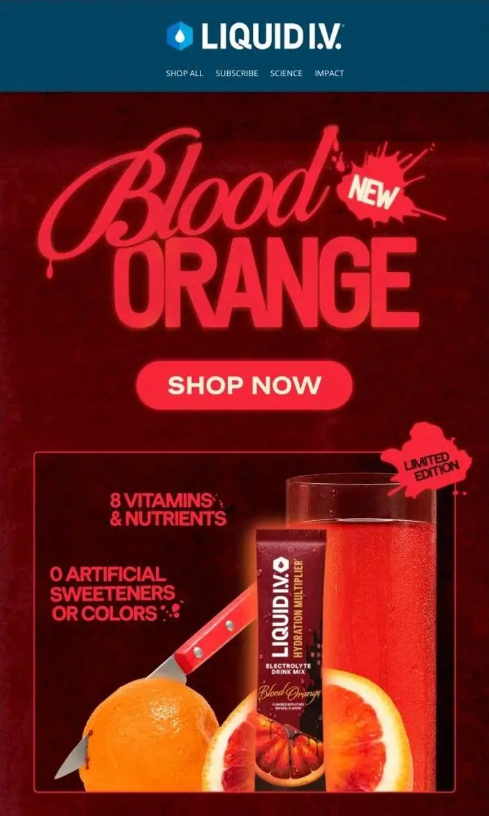 Liquid I.V.: NEW Blood Orange has arrived