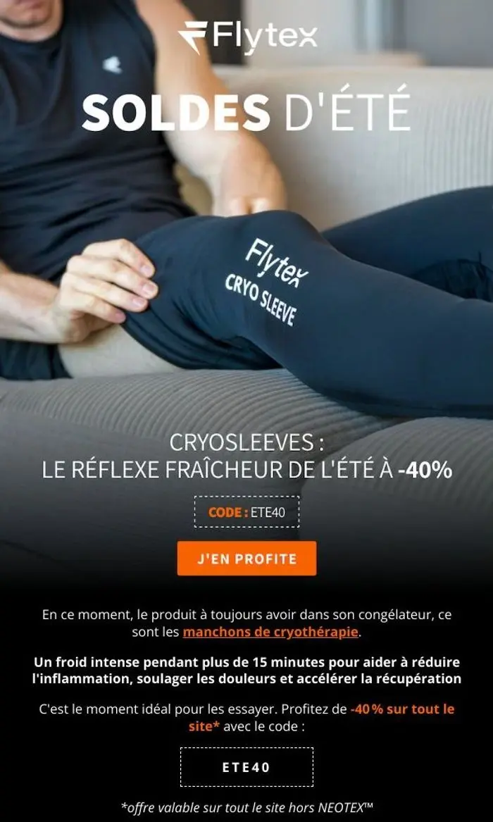 Flytex: Cryosleeves : votre meilleur allié contre la chaleur ☀️