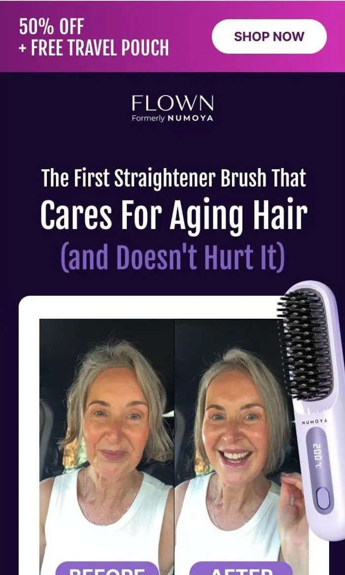 FLOWN: Why maturing hair needs different tools
