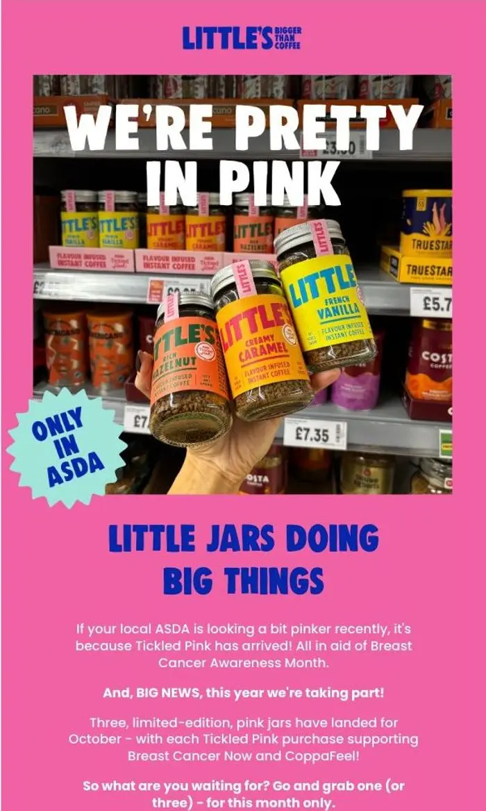Little's Coffee: We look good in pink 🩷