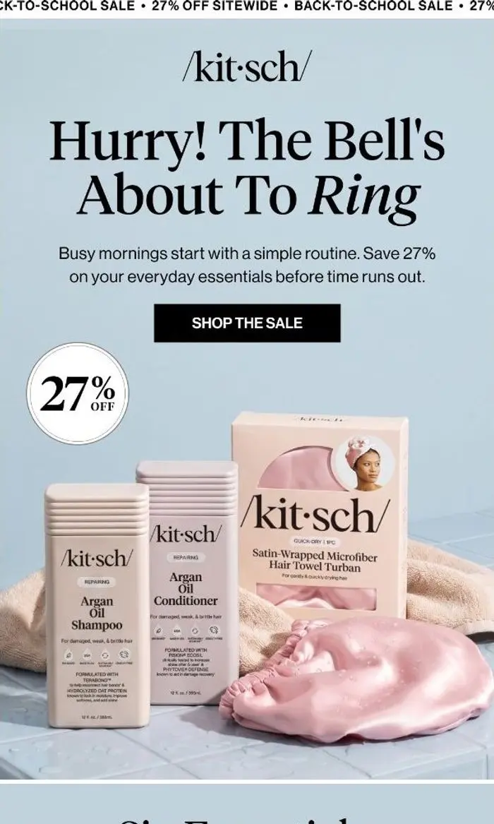 KITSCH: ✨ 27% OFF SITEWIDE ✨