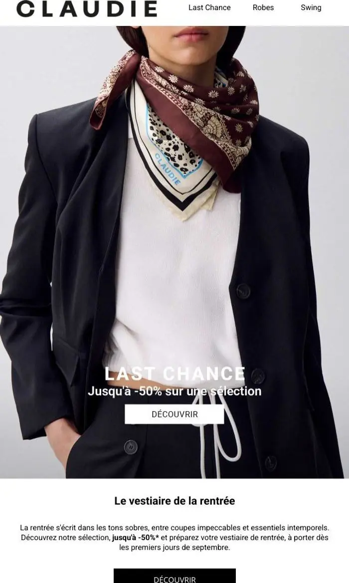 CLAUDIE PIERLOT: Last Chance | Le vestiaire de la rentrée