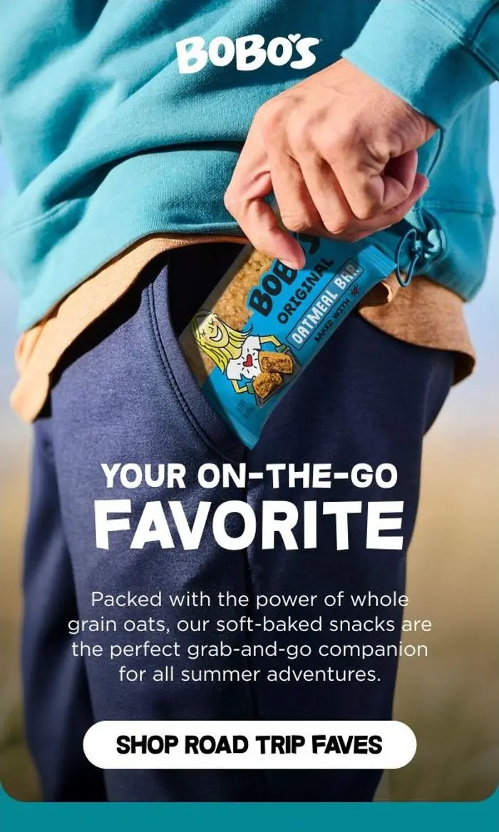 Bobo's: Fuel every mile with Bobo's 🚗