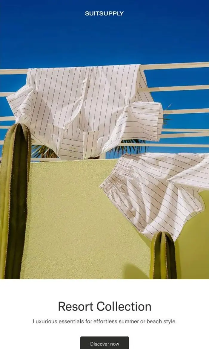 SUITSUPPLY: Just Dropped: Resort Collection
