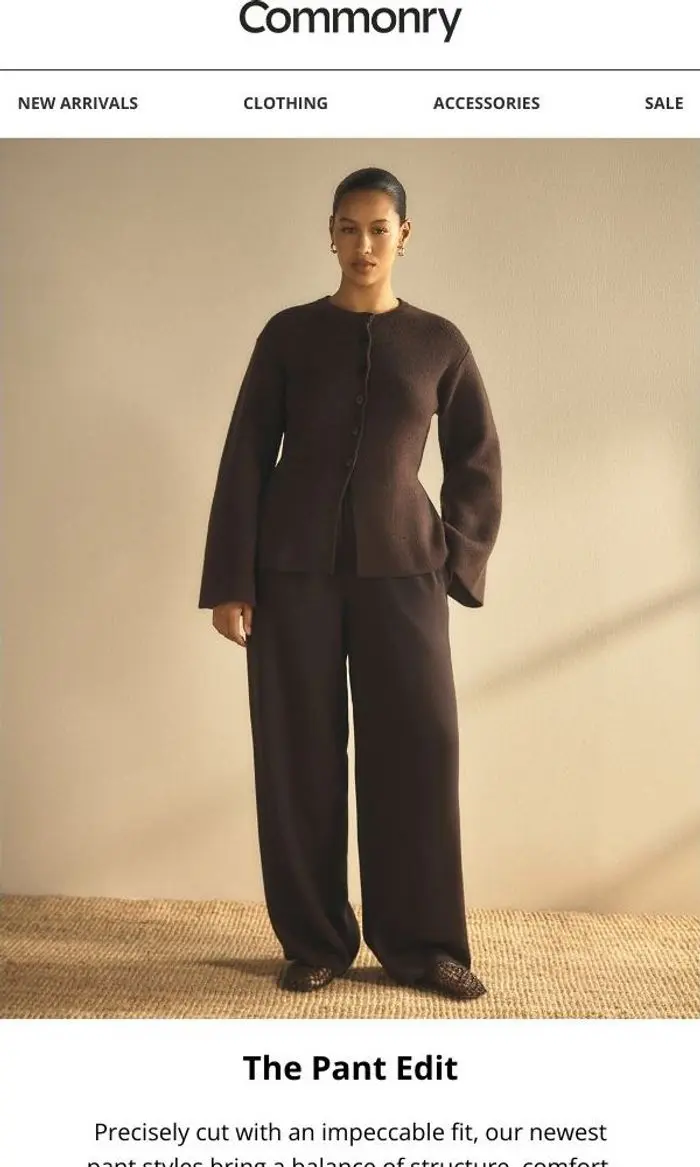 Commonry: Pants that fit and feel incredible