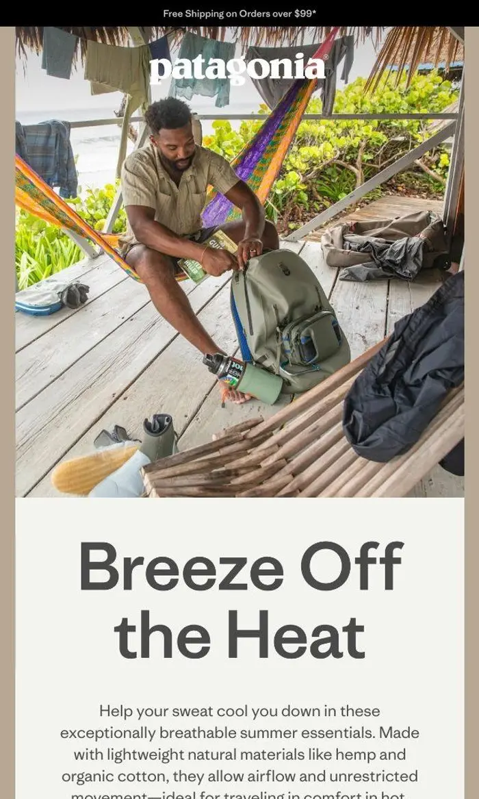 Patagonia: Cool-wearing hot-weather essentials