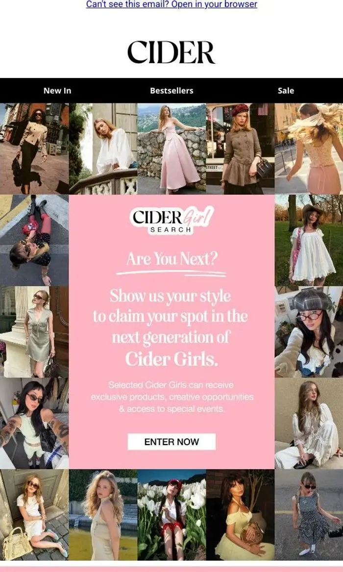 Cider: ARE YOU CIDER GIRL MATERIAL?