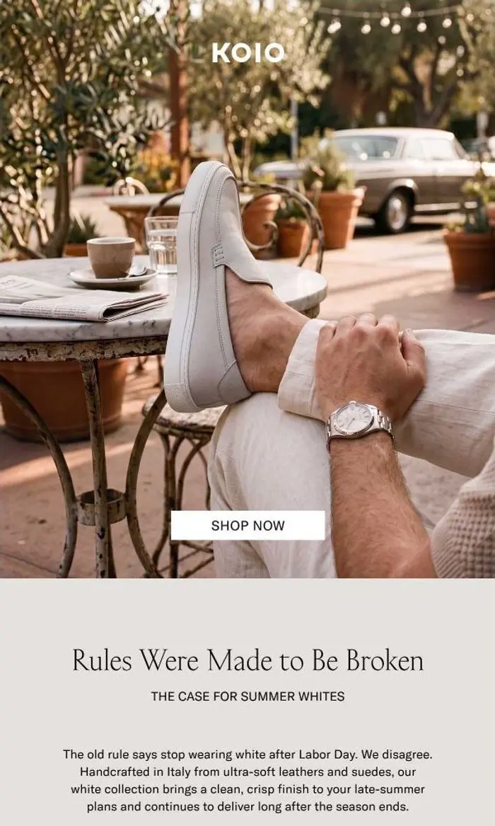 KOIO: Forget the Labor Day Rule