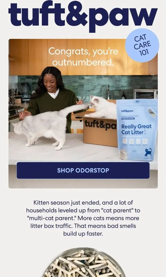 Tuft & Paw: You're outnumbered now.