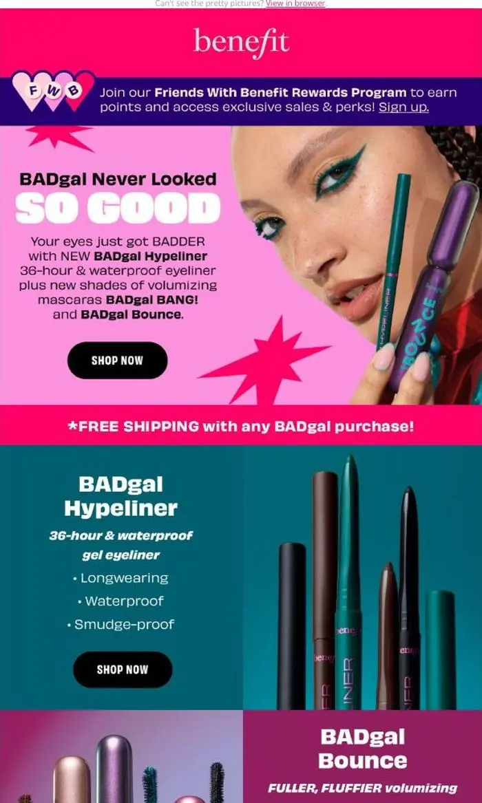 Benefit Cosmetics France: Colorful makeup is soooo BACK 🌈