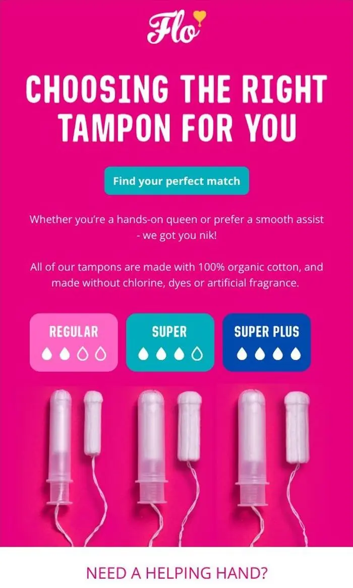 Here We Flo: Tampons: What's the difference?