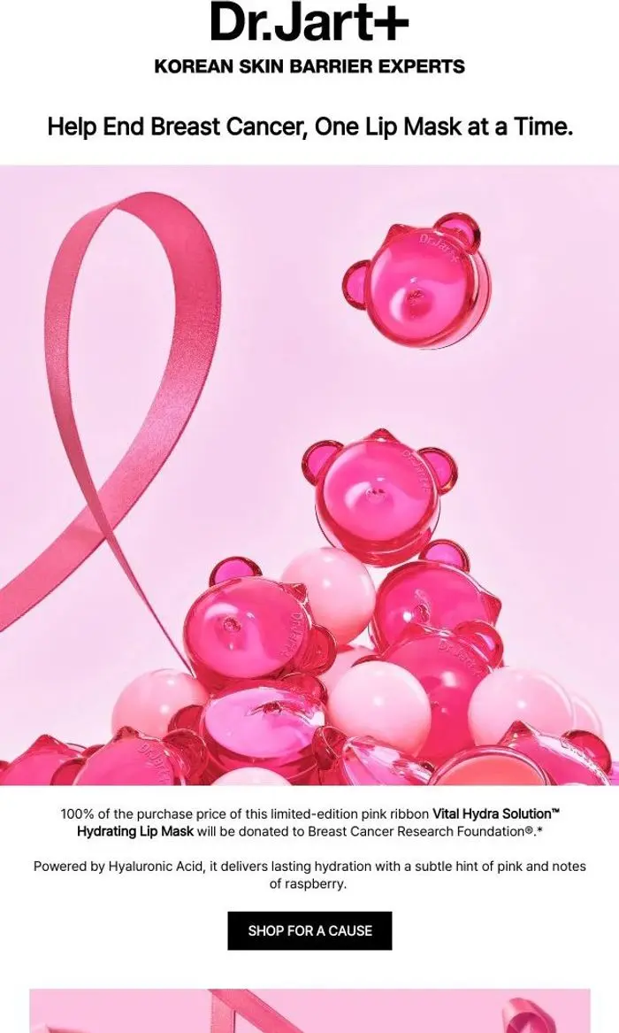 Dr.Jart+: Help us support Breast Cancer Research 🎀