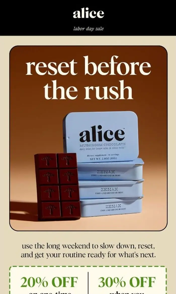 alice mushrooms 🍄: YOUR LONG WEEKEND RESET