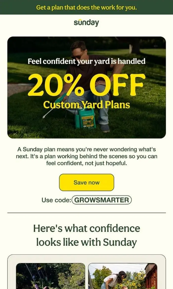 Sunday: Your Yard, Handled ✅