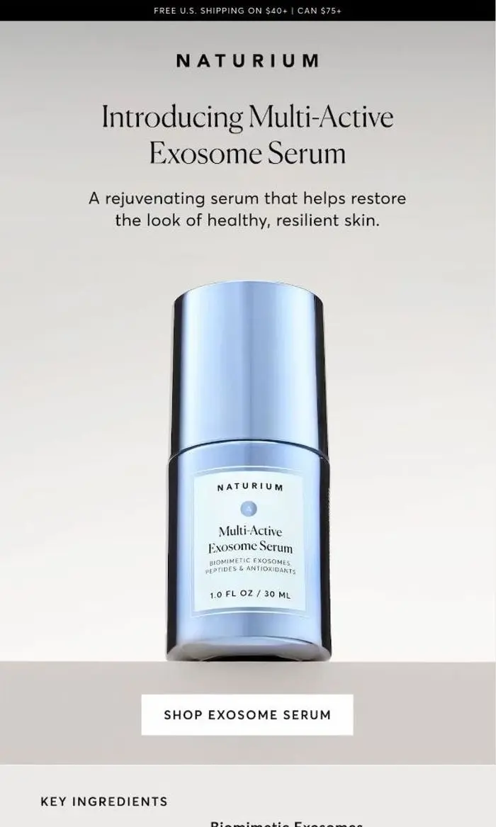 Naturium: New! Multi-Active Exosome Serum