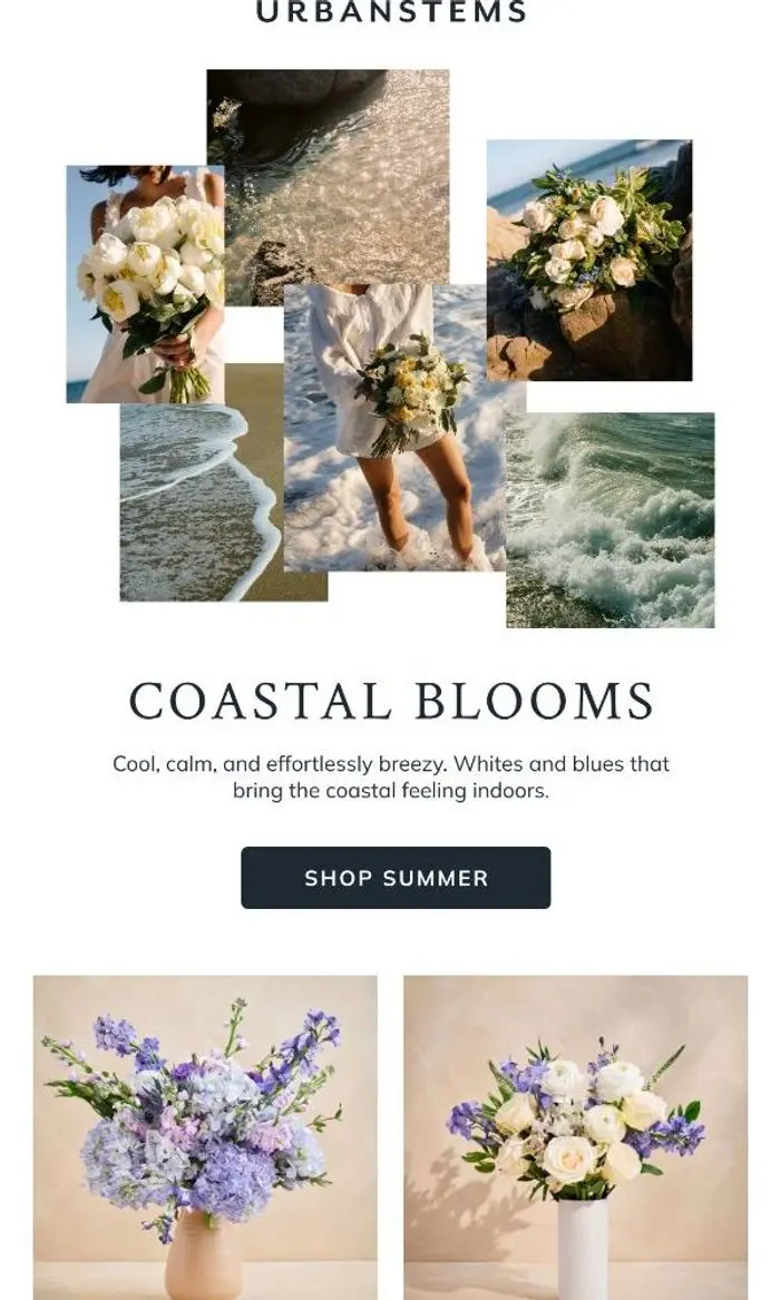 UrbanStems: The ocean called, we answered