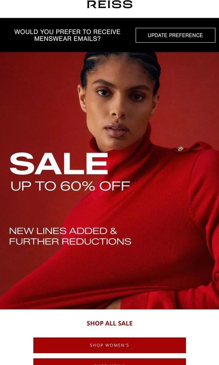 REISS: Sale | New Lines Added Up to 60% Off