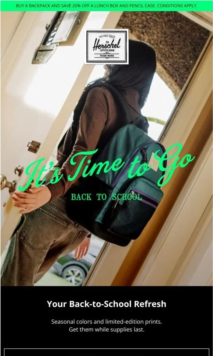 Herschel Supply Co.: Ace Your Back-to-School Style