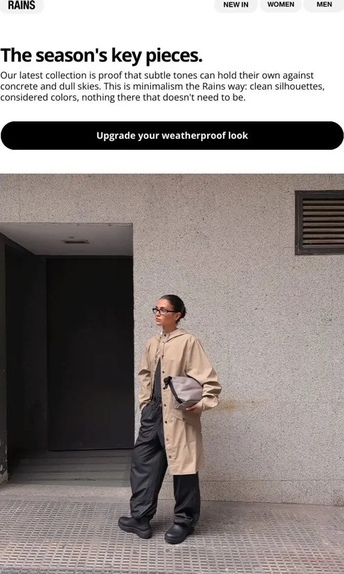 Rains: Fall looks to copy.