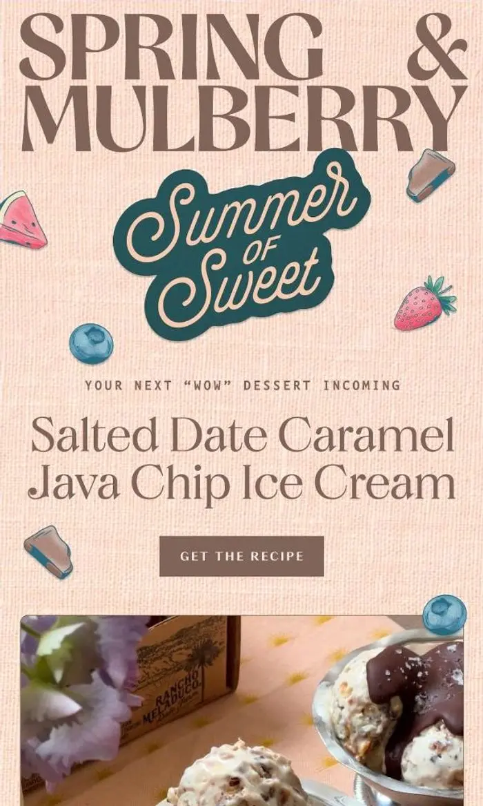 Spring & Mulberry: The Java Chip Ice Cream We're Craving Right Now 🤎