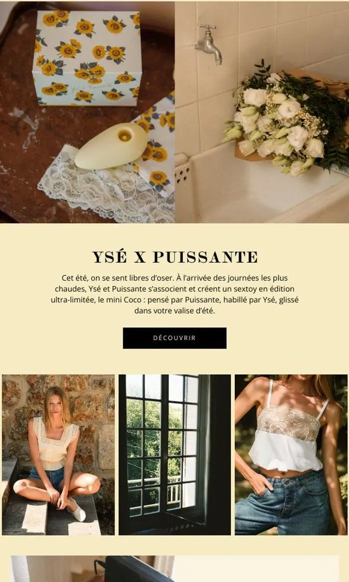 Ysé: Nouveauté : Ysé & Puissante vous font vibrer 