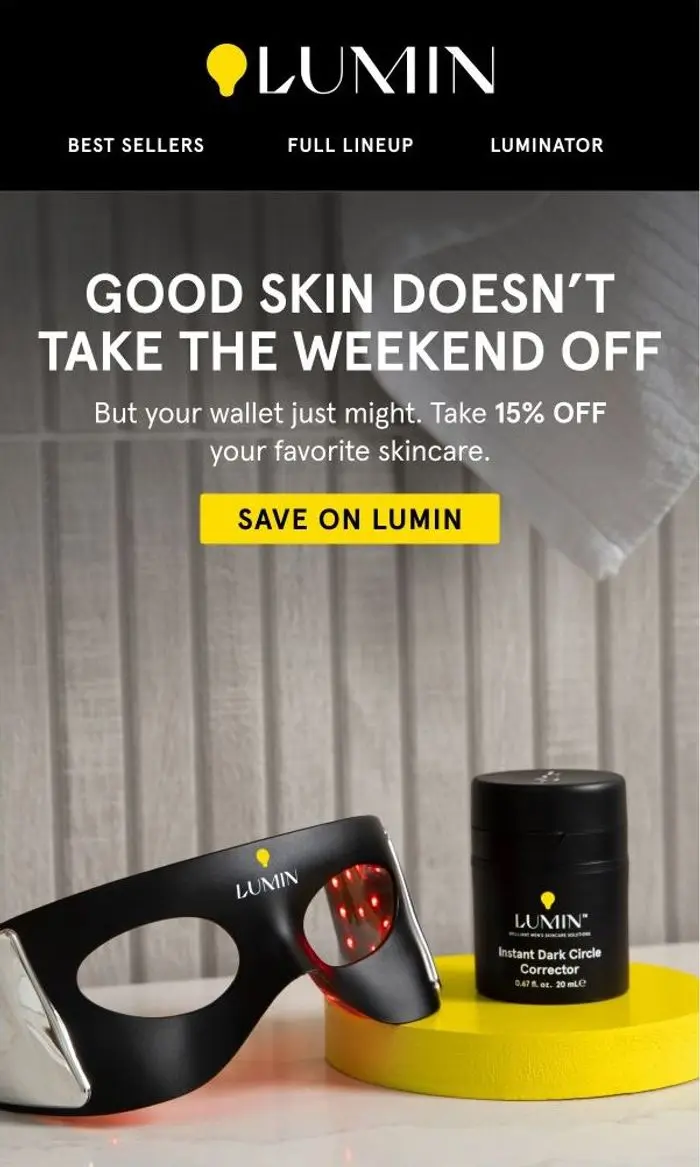 Lumin: 15% Off Skincare that Actually Works