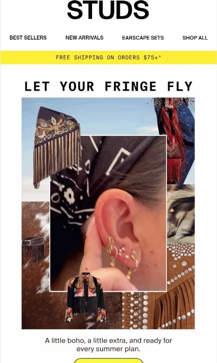Studs: New fringe, more fun ✨