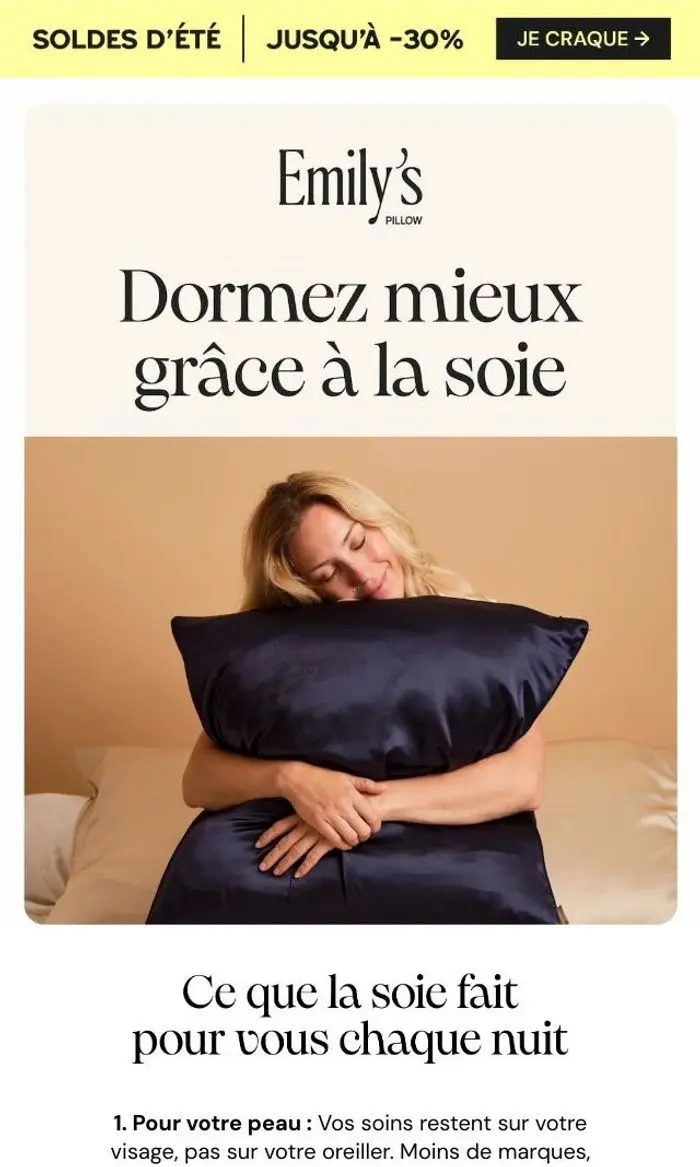 Emily's Pillow: Et si votre oreiller était votre meilleur allié beauté ?