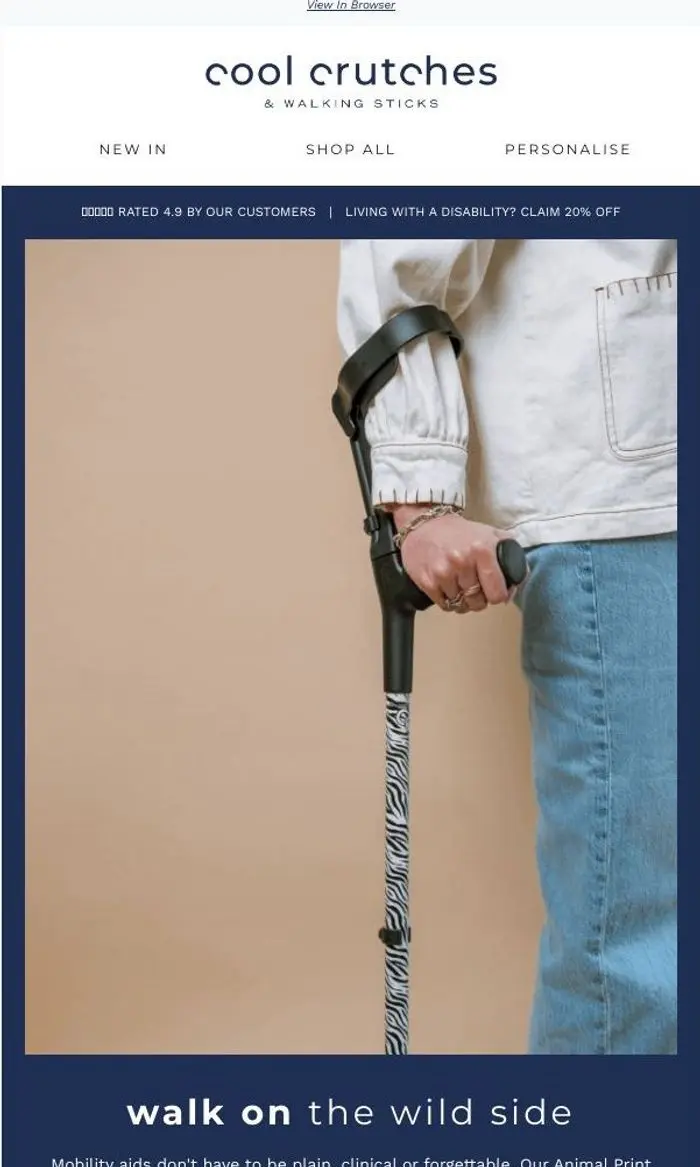 Cool Crutches: Meet the Animal Print Collection 🐆