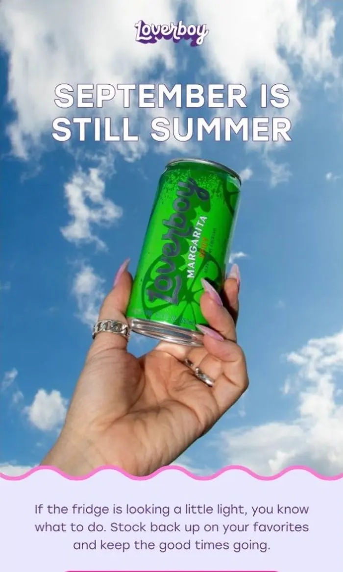 Loverboy: Cheers to summer 🤙