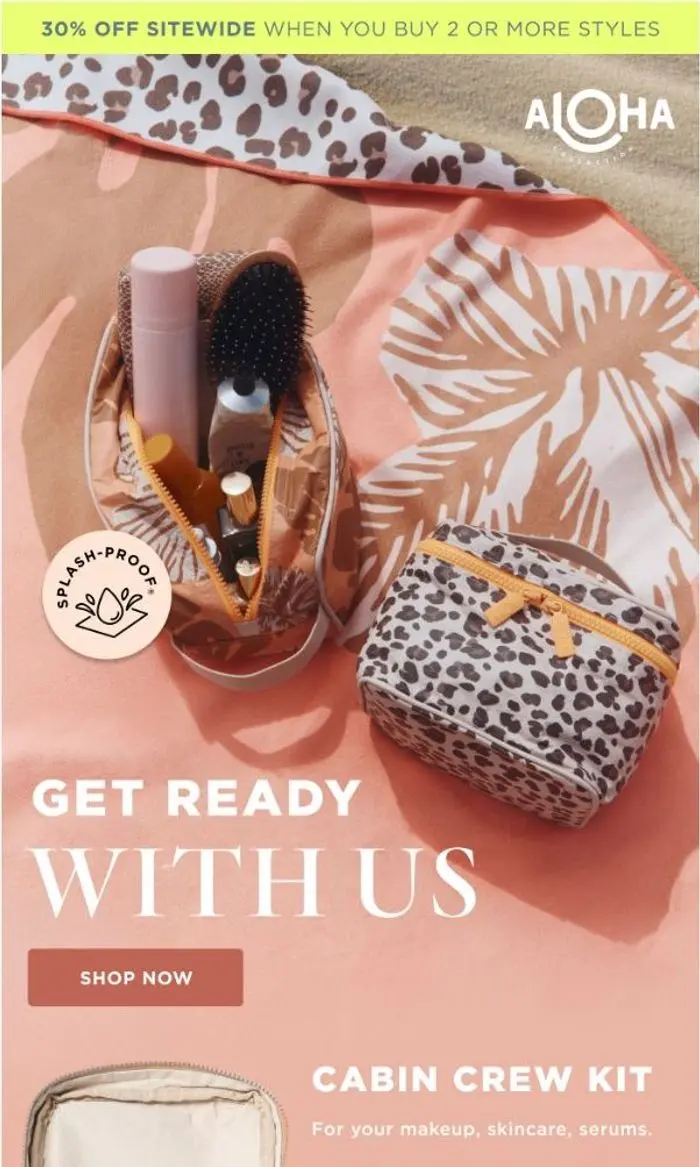 ALOHA Collection: The Beauty Bags Everyone’s Packing 💅