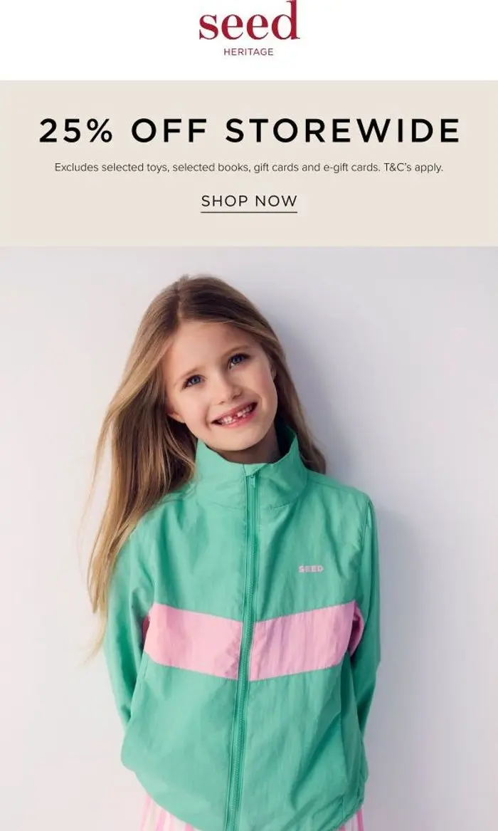 Seed Heritage: Seed Girl | 25% Off Storewide