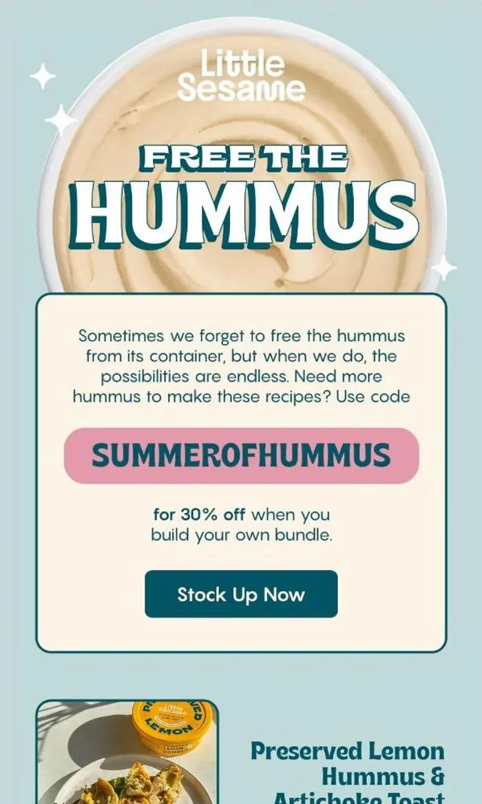 Little Sesame: Free the Hummus! 🥄