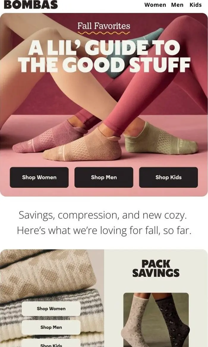 Bombas: Fall Favorites: Cozy Season Done Right