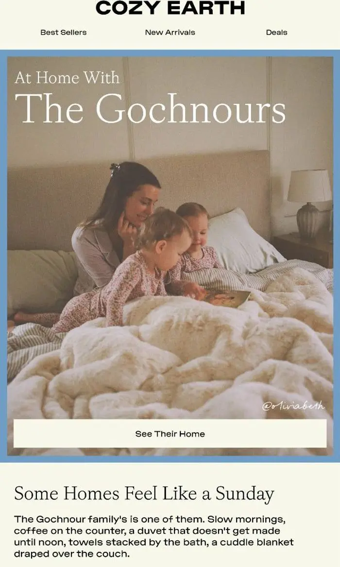 Cozy Earth: At Home w/ The Gochnour Family 🤍