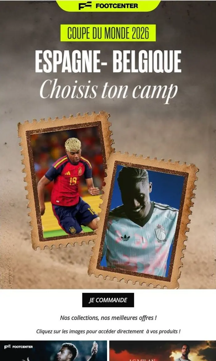 Footcenter: Espagne 🇪🇸-🇧🇪 Belgique !