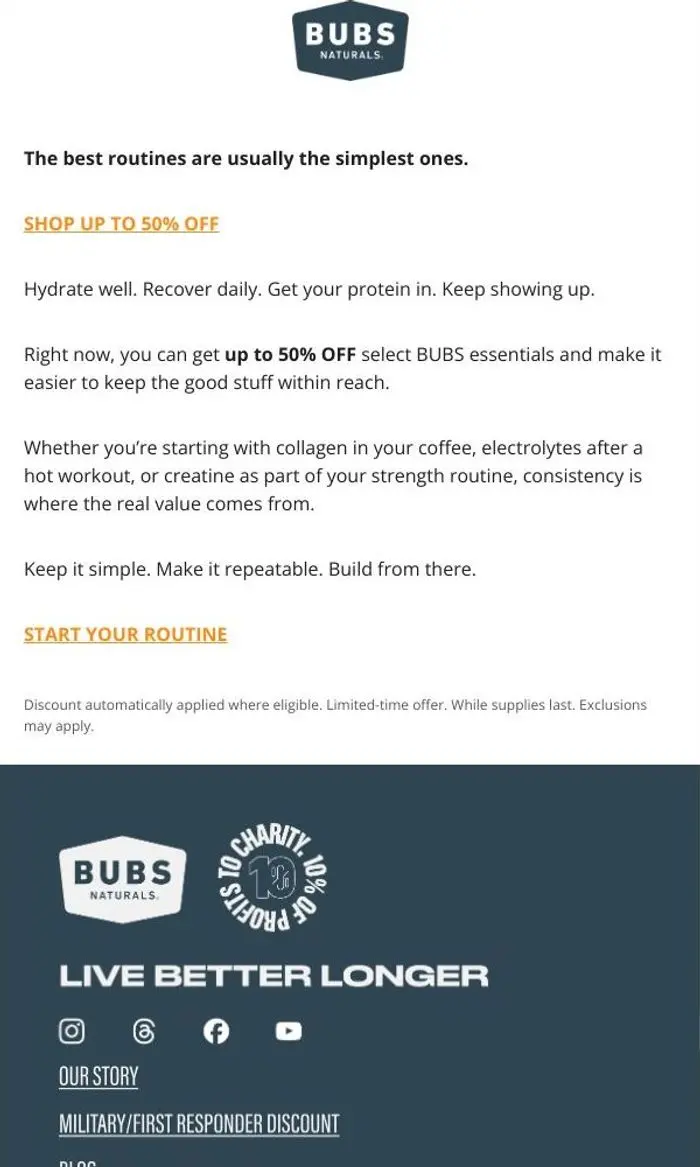 BUBS Naturals: Welcome to BUBS Naturals