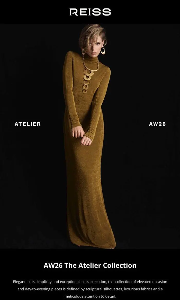 REISS: AW26 | The Atelier Collection Returns