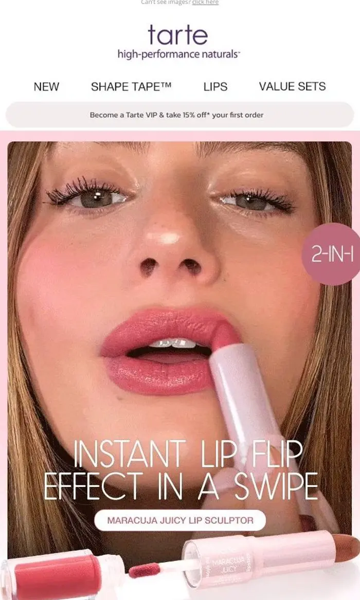 tarte: fake the lip flip