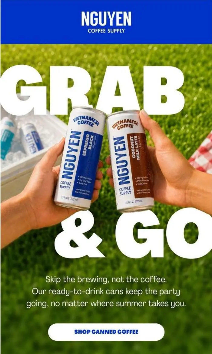 Nguyen Coffee Supply: The easiest drink at the cookout →