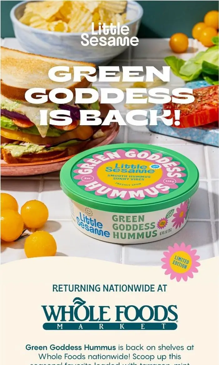 Little Sesame: Back by Popular Demand: Green Goddess!