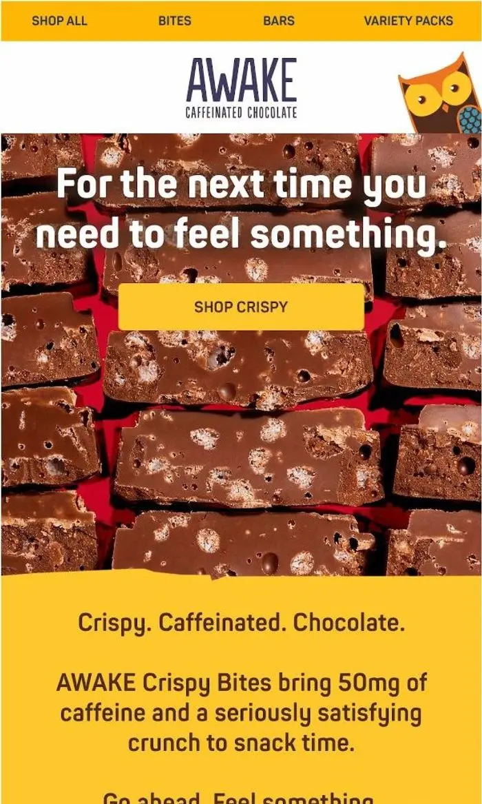 AWAKE Chocolate: Need to feel something?