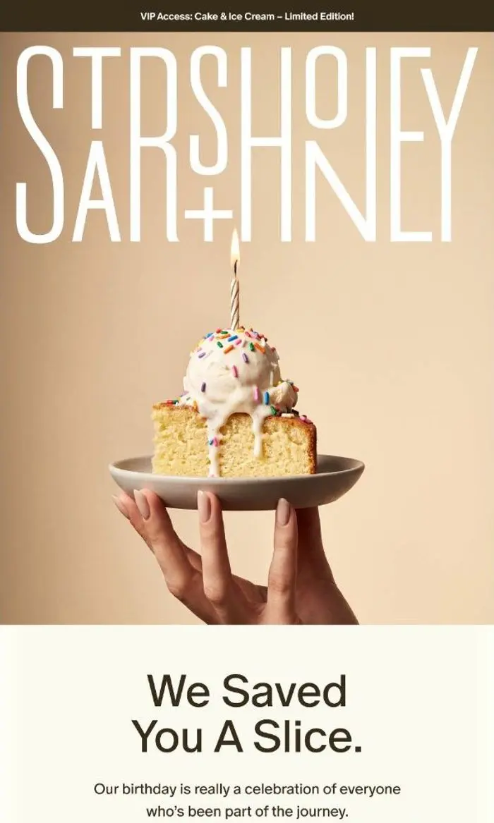 Stars + Honey: 👩‍🍳 We Saved You a Slice of Cake and Ice Cream