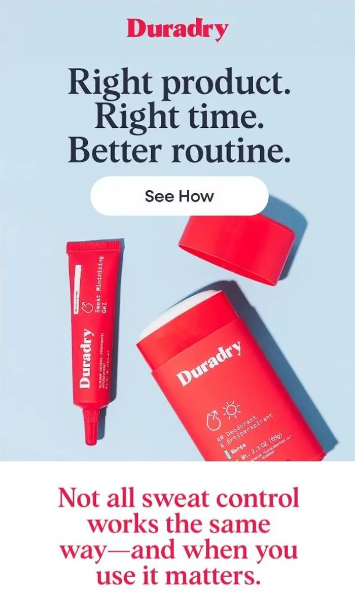 Duradry: Are You Applying Your Antiperspirant at the Wrong Time?