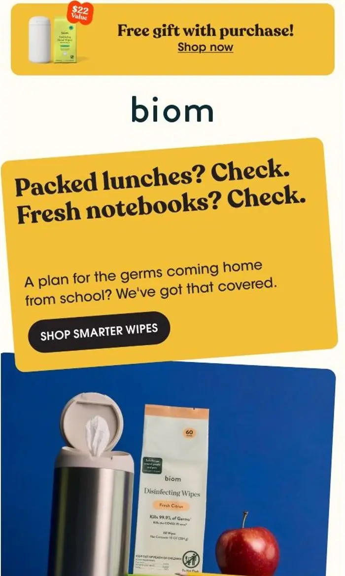 Biom: Backpacks, meet your new best friend