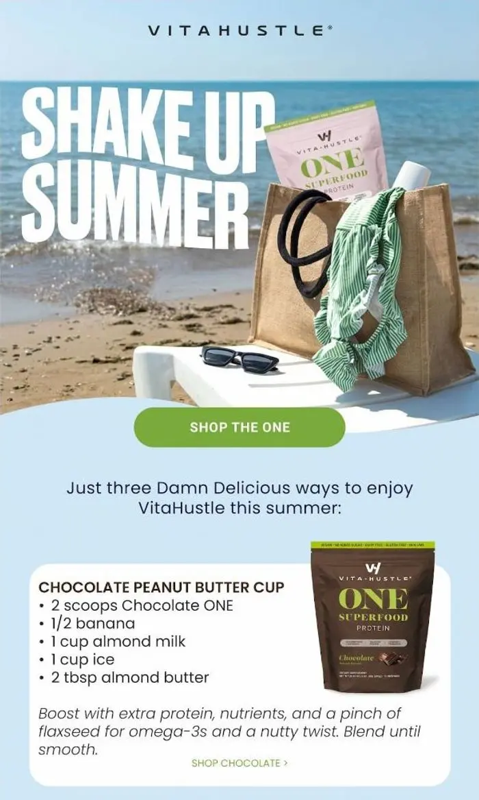 VitaHustle: 3 recipes for your summer rotation ☀️